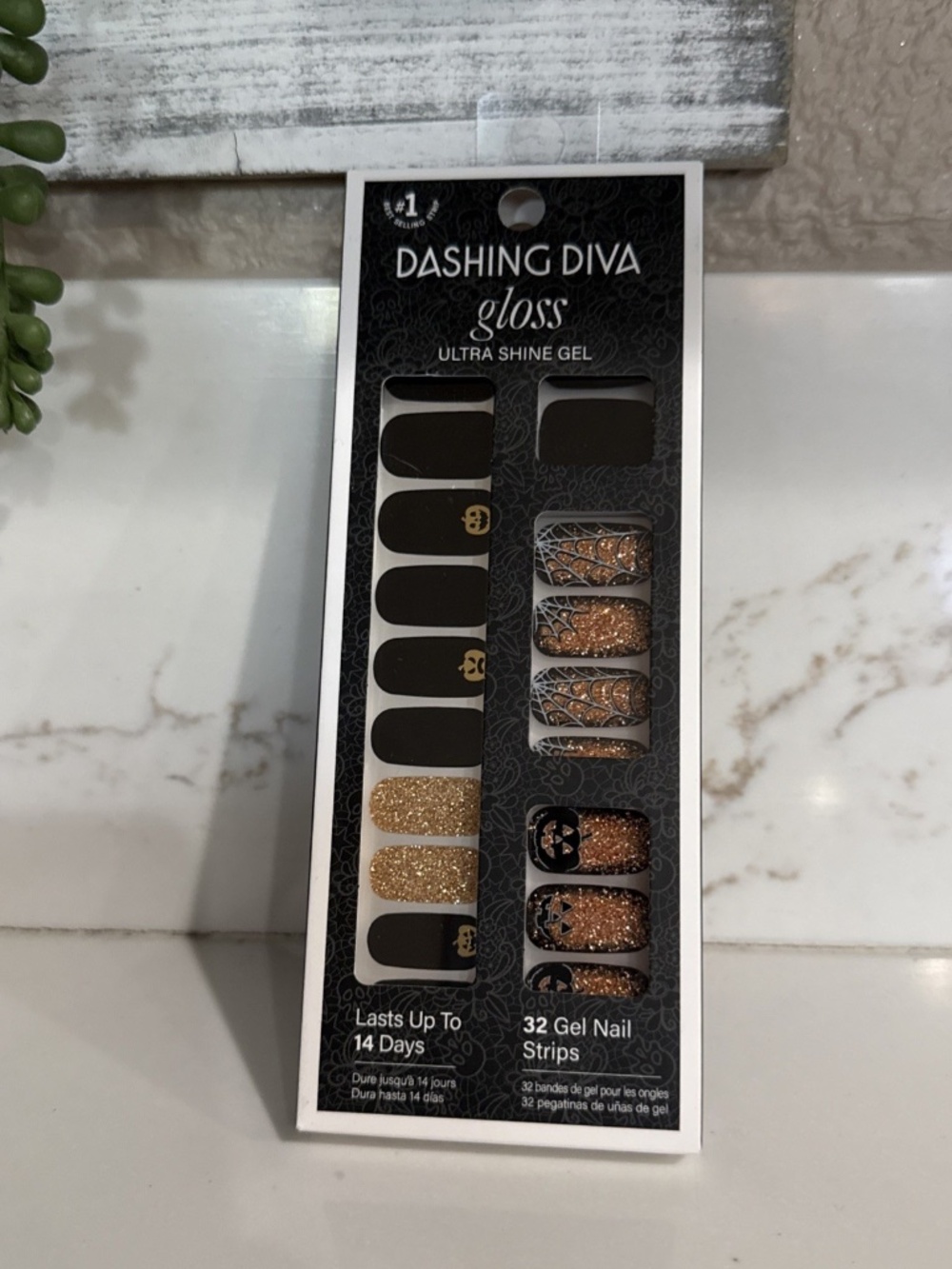 Dashing Diva Halloween Gel Nail Ultra Shine Polish Strips - Twisted Nightmare